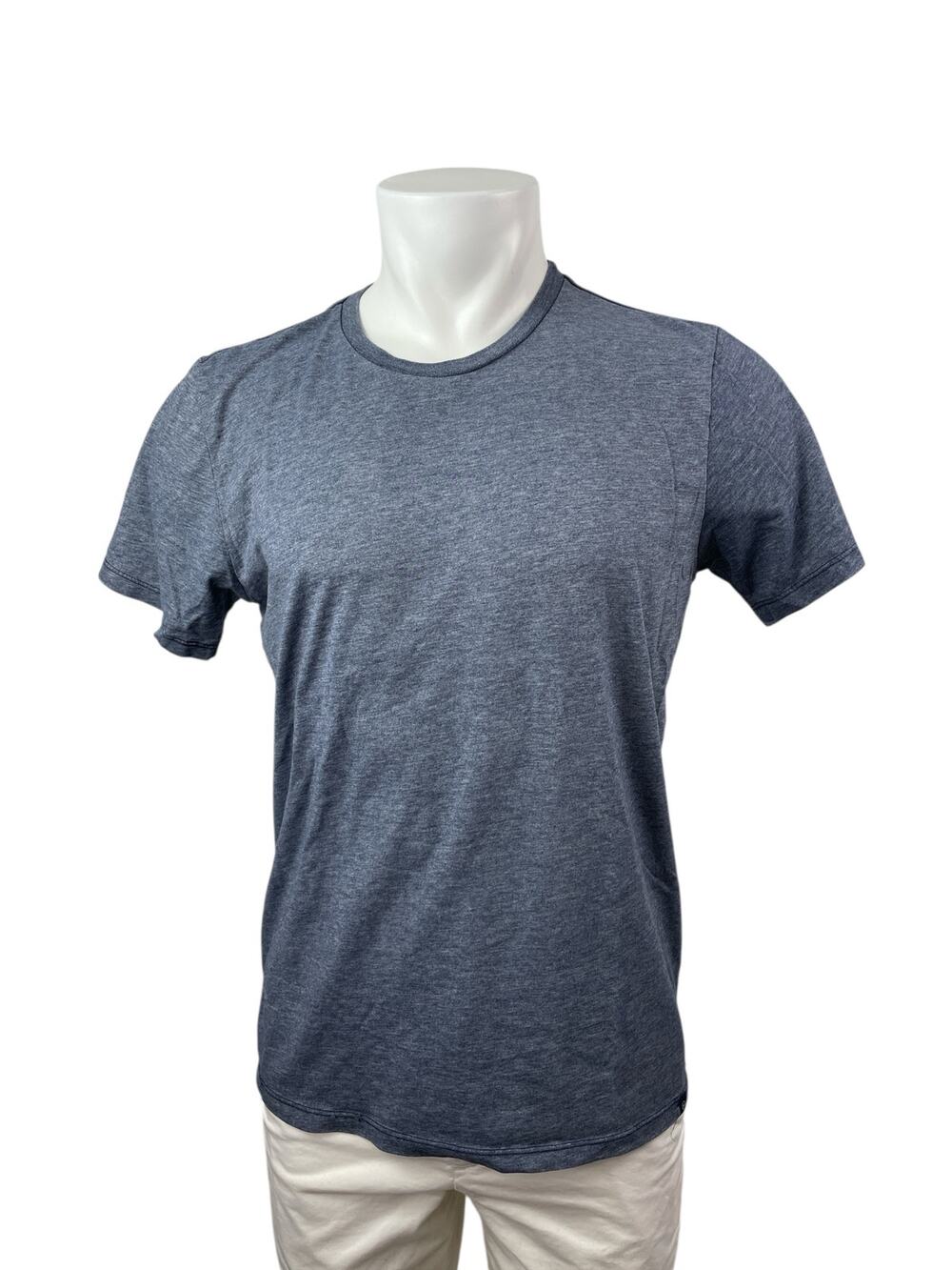 Adriano Goldschmied Men's Gray Crew Neck Short Sleeve Basic Tee T-Shirt Top Sz M